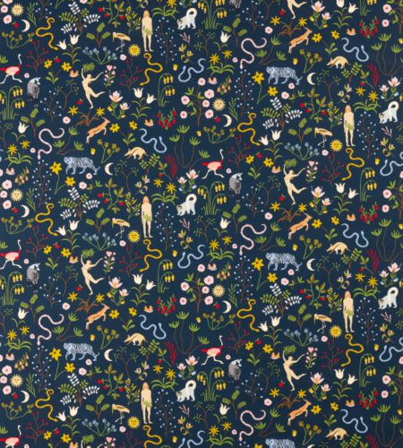 Garden of Eden Midnight | Malcolm Fabrics NZ