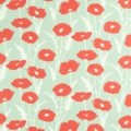 Poppy Pop Sage/Poppy | Malcolm Fabrics NZ