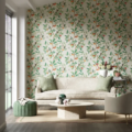 Ella Fig Blossom/Fig Leaf/ Nectarine 112906 | Malcolm Fabrics NZ