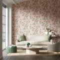 Ella Powder/ Sage / Peach 112907 | Malcolm Fabrics NZ
