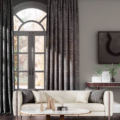 Fractal Charcoal 131923 | Malcolm Fabrics NZ