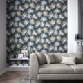 Aucuba Slate/Bronze/Topaz 112744 | Malcolm Fabrics NZ Aucuba Slate/Bronze/Topaz 112744 | Malcolm Fabrics NZ