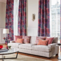 Adaxial Ink/Tulip/Coral 132992 | Malcolm Fabrics NZ