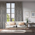 Orlena Powder Blue/Gilver 132667 | Malcolm Fabrics NZ
