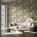 Dahlia Sail Cloth/Meadow/Gilver 112844 | Malcolm Fabrics NZ