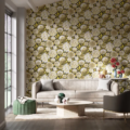 Dahlia Nectar/Black Earth 112846 | Malcolm Fabrics NZ Dahlia Nectar/Black Earth 112846 | Malcolm Fabrics NZ
