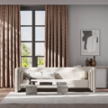 Perception Brazilian Rosewood/Shiitake/New Beginnings 133869 | Malcolm Fabrics NZ