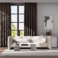 Lyrical Black Earth 133879 | Malcolm Fabrics NZ
