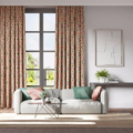 Ixora Pomegranate/Tree Canopy/Ink 133892 | Malcolm Fabrics NZ