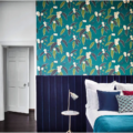 Coppice Peacock/Azalea/Midnight 112132 | Malcolm Fabrics NZ