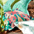 Melora Brazilian Rosewood/ Ink/ Amazonia 120997 | Malcolm Fabrics NZ
