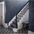 Parapet Indigo 112078 | Malcolm Fabrics NZ