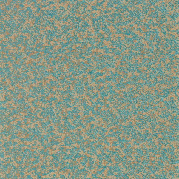 Coral Teal/Gold | Malcolm Fabrics NZ