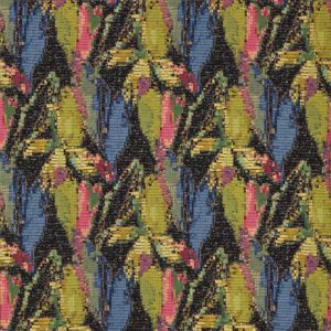 Congo Flamingo/Indigo/Olive | Malcolm Fabrics NZ