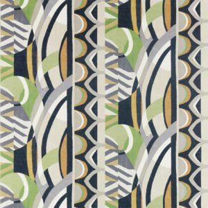 Atelier Saffron / Charcoal / Wasabi | Malcolm Fabrics NZ