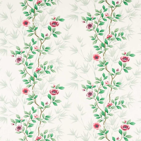 Lady Alford Fig Blossom/Magenta | Malcolm Fabrics NZ