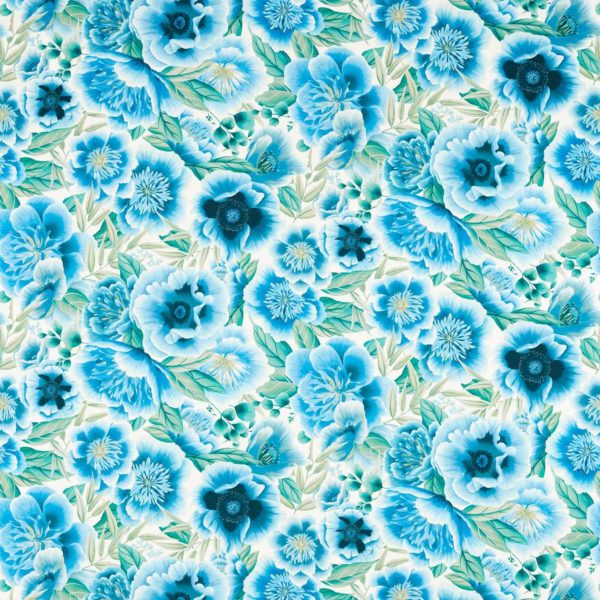 Marsha Delft/Lagoon/Porcelain | Malcolm Fabrics NZ