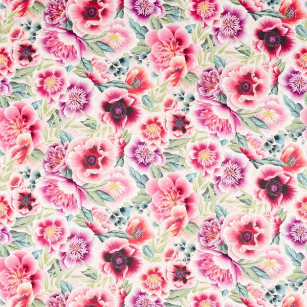 Marsha Powder/Peony/Magenta | Malcolm Fabrics NZ