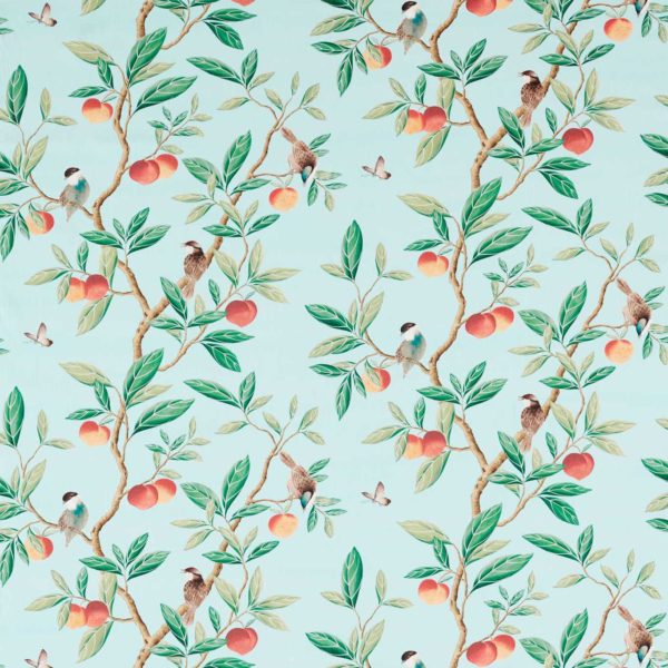 Ella Sky/Fig Leaf/ Nectarine | Malcolm Fabrics NZ