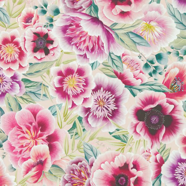 Marsha Powder/Peony/Magenta | Malcolm Fabrics NZ