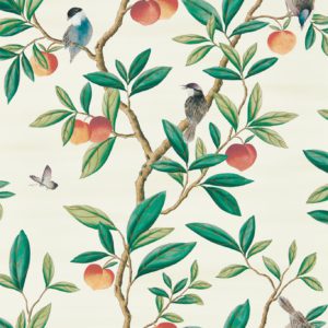 Ella Fig Blossom/Fig Leaf/ Nectarine | Malcolm Fabrics NZ