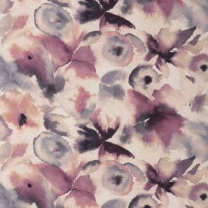 Flores Damson/Viola/Blush | Malcolm Fabrics NZ