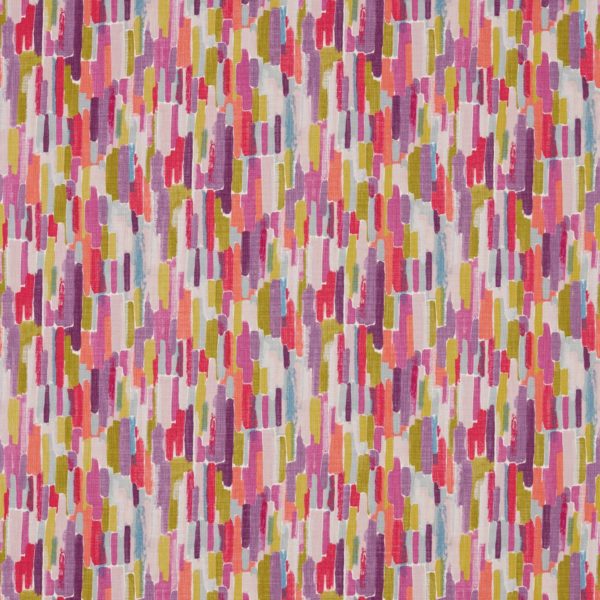 Trattino Ocean/Lime/Fuchsia | Malcolm Fabrics NZ