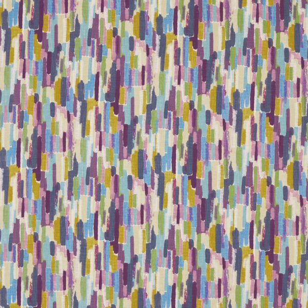 Trattino Heather/Grape/Mustard | Malcolm Fabrics NZ