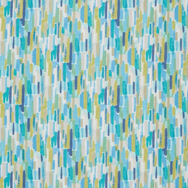 Trattino Turquoise/Ocean/Marine | Malcolm Fabrics NZ