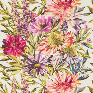 Floreale Fuchsia/Heather/Lime | Malcolm Fabrics NZ