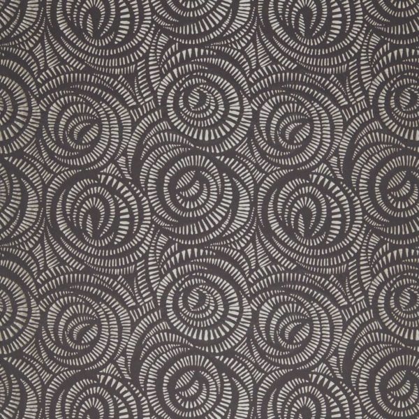 Fractal Charcoal | Malcolm Fabrics NZ