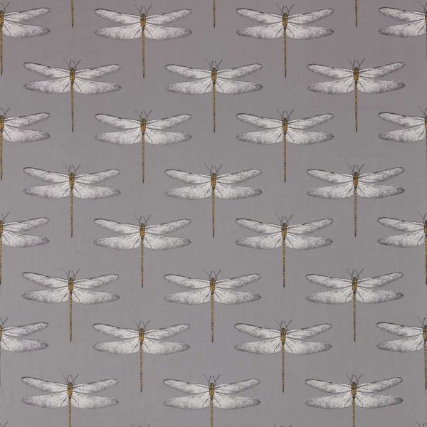 Demoiselle Graphite/Almond | Malcolm Fabrics NZ