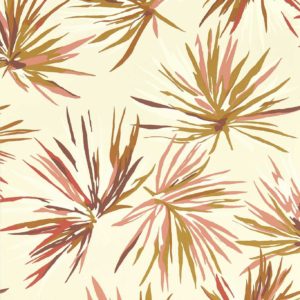 Aucuba Gold/Rosewood/Parchment | Malcolm Fabrics NZ