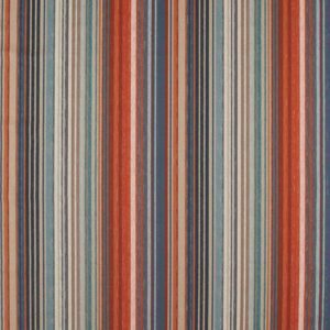 Spectro Stripe Teal/Sedonia/Rust | Malcolm Fabrics NZ