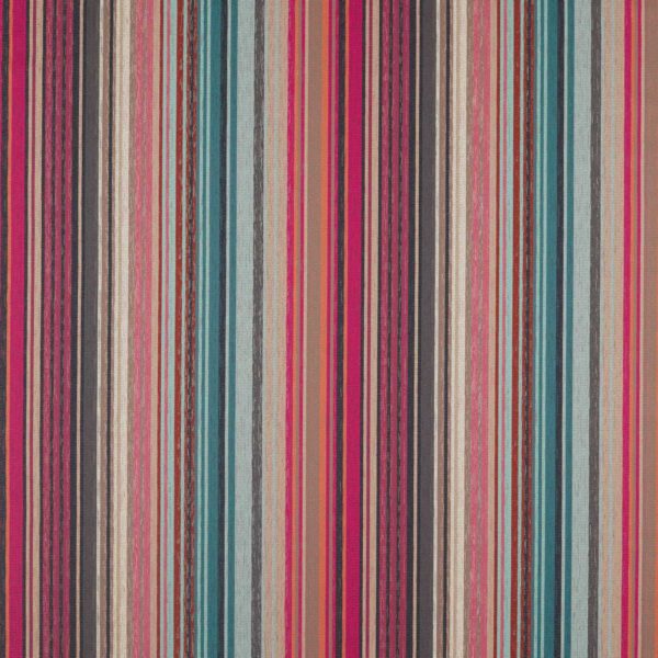 Spectro Stripe Cerise/Marine/Coral | Malcolm Fabrics NZ