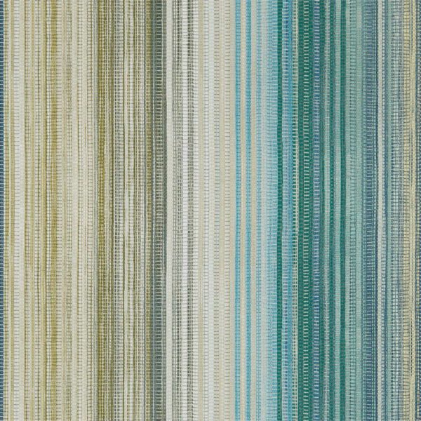 Spectro Stripe Emerald/Marine | Malcolm Fabrics NZ