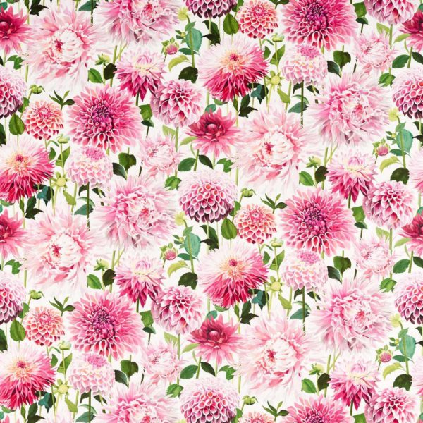 Dahlia Blossom/Emerald/New Beginnings | Malcolm Fabrics NZ