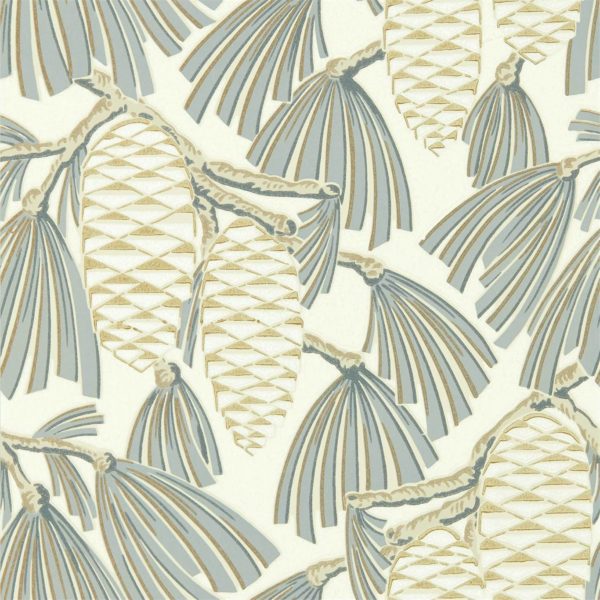 Foxley Platinum/Gold | Malcolm Fabrics NZ