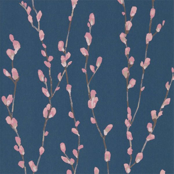 Salice Rose/Navy | Malcolm Fabrics NZ