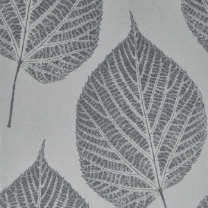 Leaf Slate/Silver | Malcolm Fabrics NZ