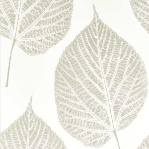 Leaf Chalk/Silver | Malcolm Fabrics NZ