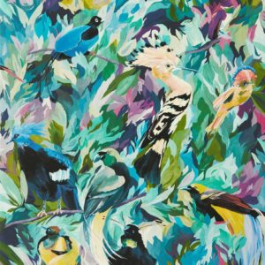 Dance of Adornment Wilderness/ Nectar/ Pomegranate | Malcolm Fabrics NZ
