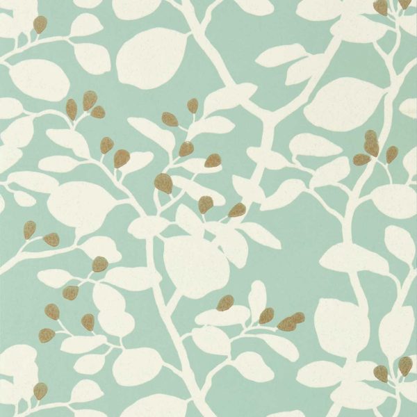 Ardisia Succulent/Soft Focus/ Gold | Malcolm Fabrics NZ