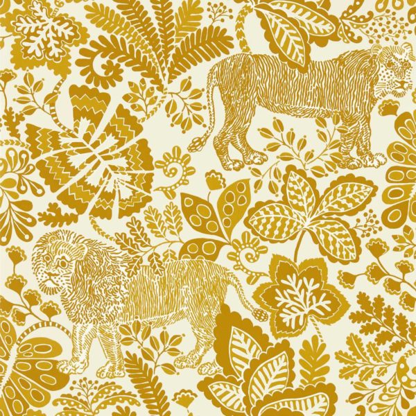 Rumble in the Jungle Pewter/Chai | Malcolm Fabrics NZ