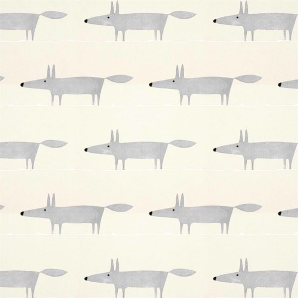 Mr Fox Silver | Malcolm Fabrics NZ