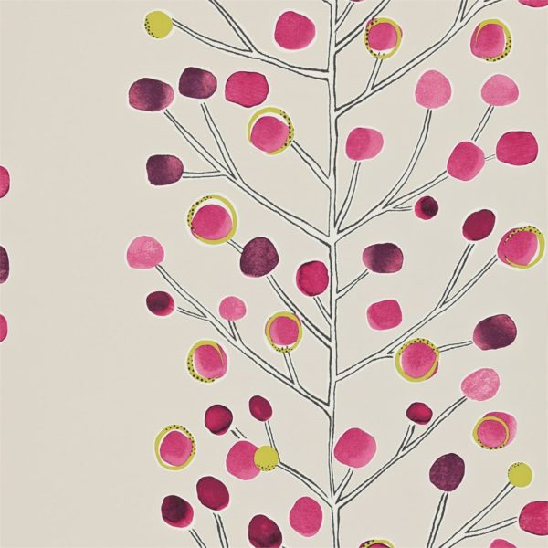 Melinki W/P 110204 Berry Tree | Malcolm Fabrics NZ