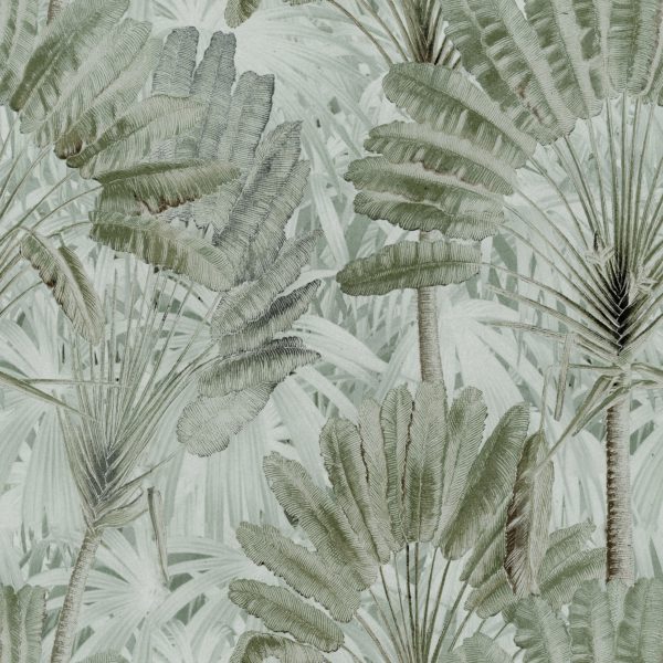 TRAVELLER'S PALM Neutral | Malcolm Fabrics NZ