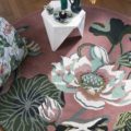 Waterlily Dusty Rose 38602 round | Malcolm Fabrics NZ Waterlily Dusty Rose 38602 round | Malcolm Fabrics NZ