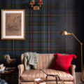 EQUESTRIAN PLAID Green WP30110 | Malcolm Fabrics NZ