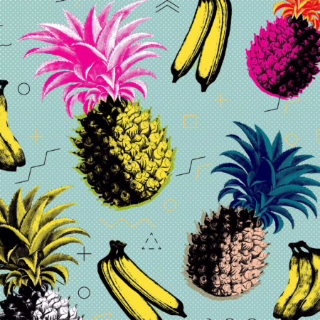FLYING OBJECTS Blue WP20375 | Malcolm Fabrics NZ